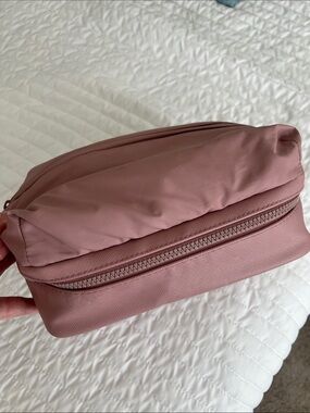 Rare Beauty Blush Pink Travel Cosmetic Case